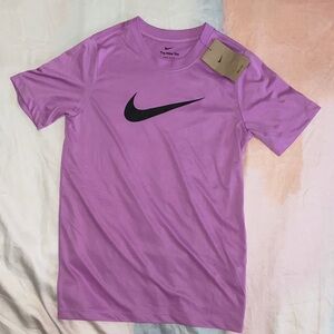 Nike Girls Lavender Short Sleeve Tee Size Large NEW